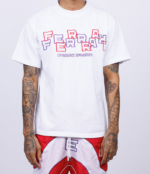 FERRAH “Wavy” Tee (Red)