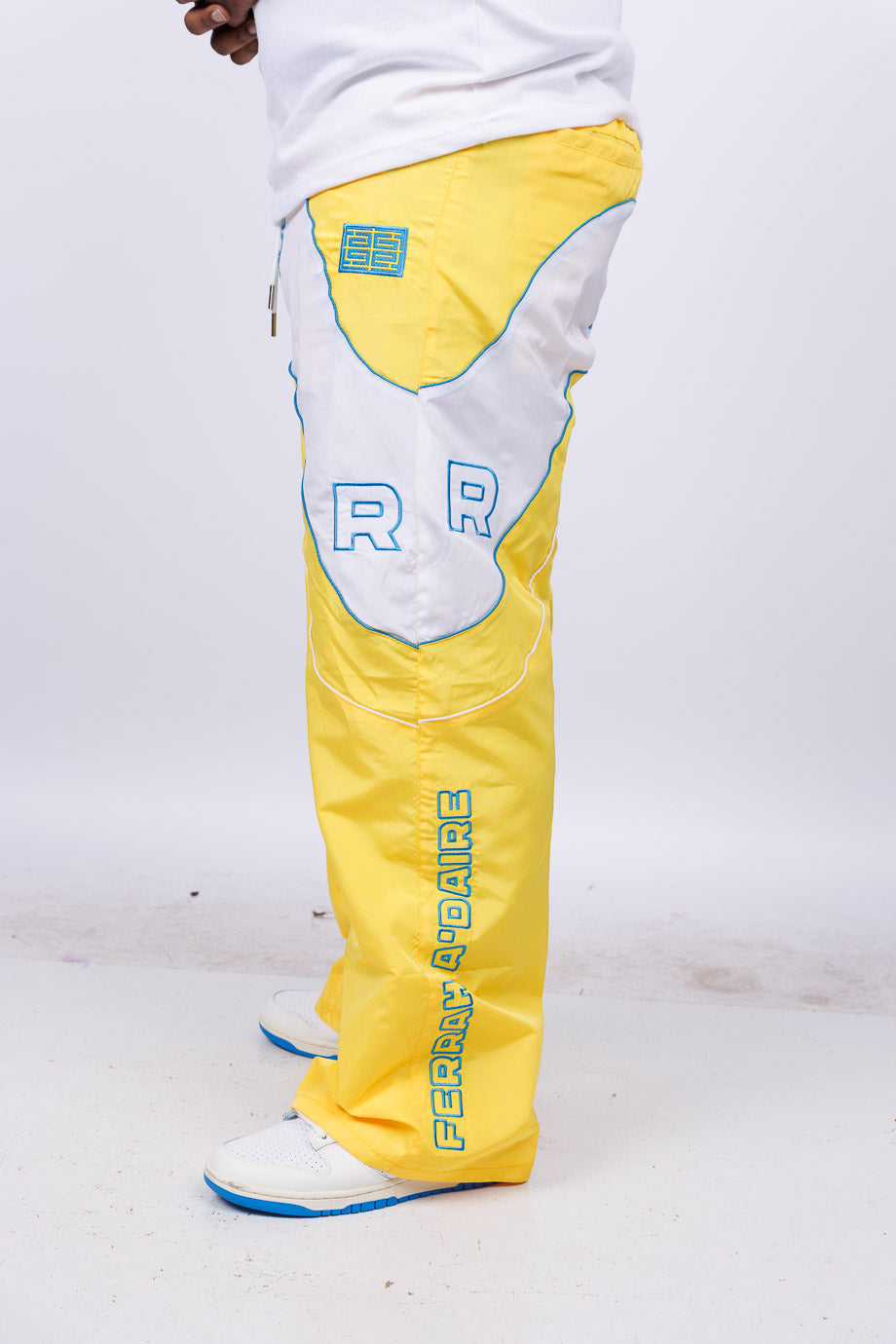 FERRAH “Wavy” Windbreakers (Yellow/Sky Blue)