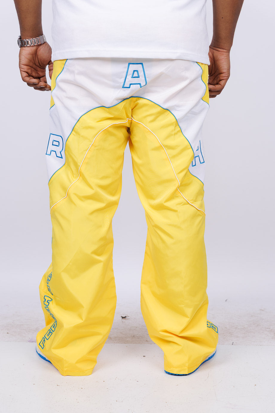 FERRAH “Wavy” Windbreakers (Yellow/Sky Blue)