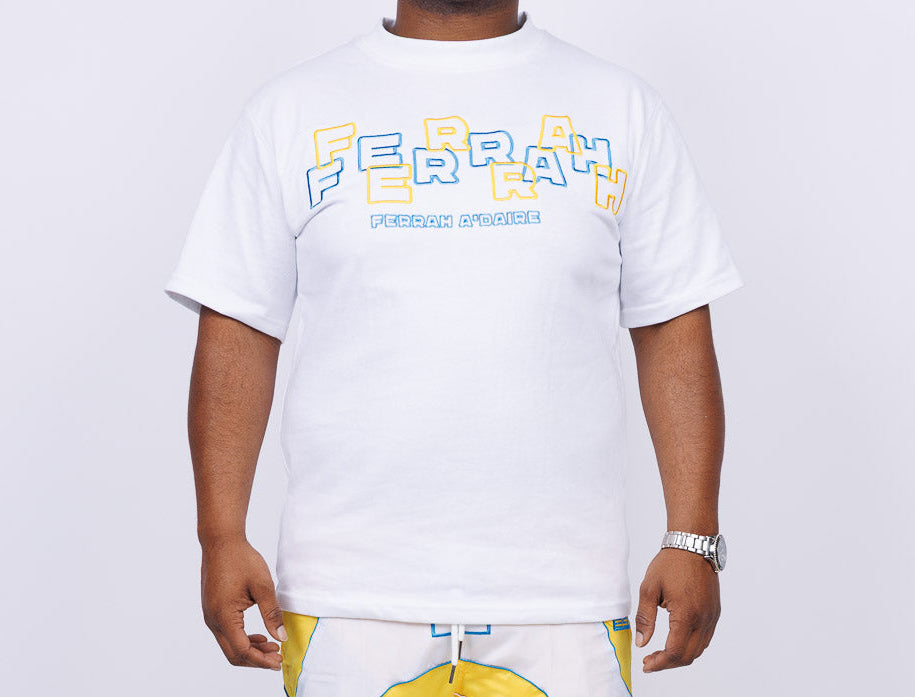 FERRAH “Wavy” Tee  (Yellow)