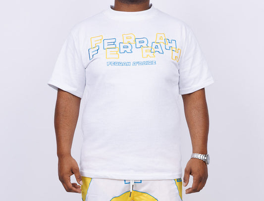 FERRAH “Wavy” Tee  (Yellow)